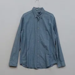 エンド G メンズ 105 シャツ 春 秋 青 71496のサムネイル