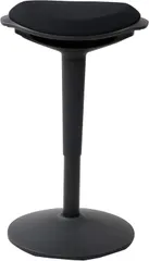 山善 ポールスタイル昇降チェア スタンディングチェア HPSC-55 たのめーる】YAMAZEN ポールスタイル昇降チェア ブラック