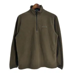 Timberland ティンバーランド ハーフジップ フリースジャケット アウトドア ブラウン (メンズ M) 中古 古着 T0980