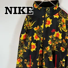 NIKE 花柄ポリエステルジャケット 美品】NIKE 花柄 ポリエステルジャケット L - メルカリ