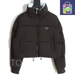 PRADA ダウンジャケット クロップド丈 黒｜本日限定特価｜新品未使用-WTO店名をご確認ください