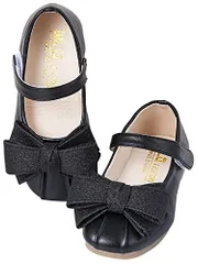 ブラック_21.0~21.5 cm [しあわせ倉庫 ガールズ フォーマル ドレス シューズ 子供靴 女の子 ピアノ 発表会 結婚式 演奏会 パーティー セレモニーシューズ (ブラック 21.0)