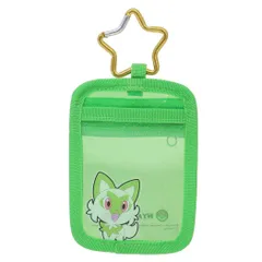 【メール便】ポケットモンスター 定期入れ クリアパスケース ニャオハ ポケモン サンアート ICカードケース 通学 キャラクター グッズ 