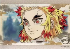 【中古】マグカップ・湯のみ 煉獄杏寿郎 紙製ランチョンマット 「鬼滅の刃 キャラクター絵巻カフェ in ufotable Cafe 第五期」 フード注文特典