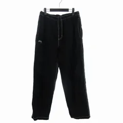 ステューシー STUSSY NYLON FOLSOM BEACH PANT ナイロンパンツ ステッチ ロゴ 刺繍 116544 黒 ブラック XLのサムネイル
