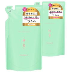 Number.S ナンバーエス うねりコントロール シャンプー＆トリートメント 詰め替え セット 400ｍL+400g くせ毛 ヘアケア 日本製