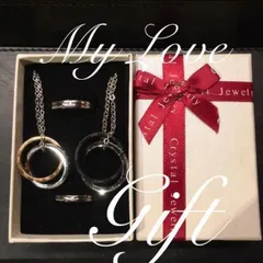 ❤️ペアネックレス リング❤️カップルセット シルバー925 ステンレス