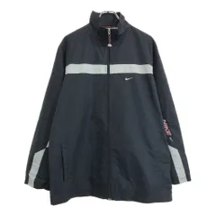 00年代 NIKE ナイキ ナイロンジャケット スポーツ ブラック(メンズ M)中古 古着 U4794