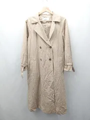 ◇ ⊇ NATURAL BEAUTY BASIC ナチュラルビューティーベーシック 2ｂ 長袖 トレンチコート サイズS ベージュ系 レディース E  【1506230033263】