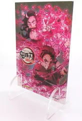 【中古】アクリルスタンド・アクリルパネル [単品] 竈門炭治郎＆竈門禰豆子 描き下ろしアクリルスタンド 「Blu-ray/DVD 鬼滅の刃 刀鍛冶の里編」 TSUTAYA全巻購入特典