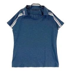 サイズ：0 PEARLY GATES パーリーゲイツ PPG 襟付き 半袖Tシャツ バックロゴ  ネイビー系 [240101476891] ゴルフウェア レディース ストスト