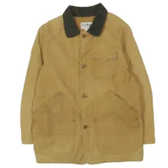 70s 80s ヴィンテージ エルエルビーン Vintage L.L.BEAN USA製 フィールド コート ハンティング ジャケット ダック カバーオール ブルゾン コットン ワーク アウトドア ウェア オールド ビンテージ 上着 K751 L ベージュ
