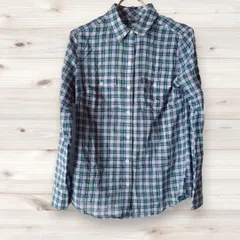A0594 ギャップ GAP 長袖シャツ (XS) チェック 総柄
