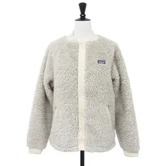 Patagonia パタゴニア ジャケット ナチュラル サイズ:KIDS XXL(レディース S~M相当) / レトロX ボマー ジャケット STY65415 FA19 / Girls Retro-X Bomber Jacket ボア フリース パイル ロゴ