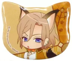 【中古】バッジ・ピンズ(キャラクター) 摂津万里 「A3!(エースリー) in ナンジャタウン 2018 ねこ型缶バッジコレクション 春組・秋組」