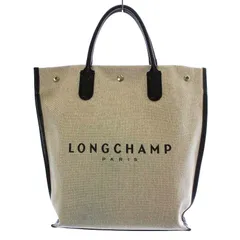 ロンシャン LONGCHAMP ESSENTIAL M ショッピングバッグ トートバッグ ハンドバッグ コットンキャンバス エクリュ 10211HSG037 /YO6