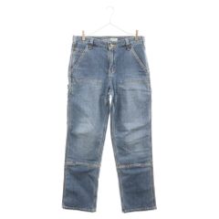 CARHARTT (カーハート) DOUBLE-FRONT UTILITY JEAN RELAXD FIT ダブルフロントユーティリティデニムパンツ ジーンズ ダブルニー インディゴ BD3329-M