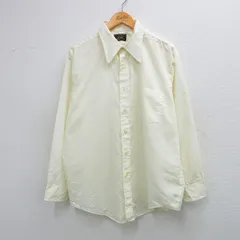XL/古着 タウンクラフト JCペニー 長袖 シャツ メンズ 80s 大きいサイズ 薄黄 イエロー 25sep25 中古 トップス