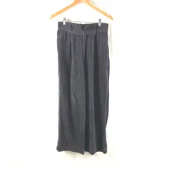 コーエン coen パンツ ワイドパンツ コーデュロイ 綿100％ ポケット ボタン チャコールグレー系 Lサイズ 2025061800305