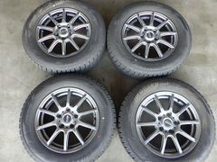 2310-155　KINO SPORTS　アルミホイール＆スタッドレスタイヤ　195/65R15　2021年　4本セット