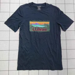 ◇ ⊂ L.L.Bean 文字入り 半袖 半袖Ｔシャツ サイズS REG ネイビー系 メンズ E  【1509100031017】