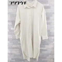 ◇ SEVENDAYS=SUNDAY セブンデイズ サンデイ 長袖 膝下丈 シャツ ワンピース サイズM ベージュ系 レディース 【中古】 【1103310005037】