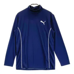 サイズ：XL PUMA GOLF プーマゴルフ  ハイネック長袖Tシャツ  ネイビー系 [240101348619]# ゴルフウェア メンズ ストスト