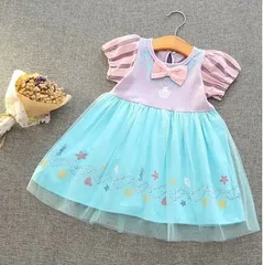 新作✴︎人魚姫　アリエル新入荷　コスチュームワンピース　ディズニーランドアリエルプリンセス衣装　春夏　半袖ワンピース　夏着ワンピース　ハロウィン仮装　ディズニーシー　イベントディズニープリンセス　お誕生日女の子ワンピースディズニー　お孫さんプレゼント