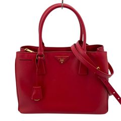 プラダ PRADA 2WAYバッグ BN1874 レッド サフィアーノレザー