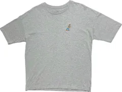 GAP × DISNEY コラボレーション グーフィー刺繍オーバーサイズTシャツ グレー Sサイズ