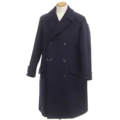【中古】サイ Scye URBAN RESEARCH別注 ウール系 ダブルブレスト コート ネイビー【サイズ38】【メンズ】のサムネイル