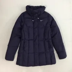 ■ NIKE ナイキ ダウンジャケット アウター ポリエステル パープル ピンク Lサイズ レディース 中綿 スポーツ 0.72kg