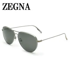 ゼニア ZEGNA EZ0129F 08D 61 サングラス 偏光 ノーズパッド 鼻あて 鼻パッド UVカット 紫外線カット メンズ グレー ガンメタルのサムネイル