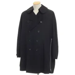 【中古】コムデギャルソンオムプリュス COMME des GARCONS HOMME PLUS 2023年春夏 ウール ダブルブレストコート ブラック【サイズXS】【メンズ】のサムネイル