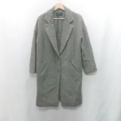 ◇ ⊇ JEANASIS ジーナシス 長袖 チェスターコート サイズF グレー系 レディース E  【1411280011126】