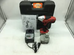 【実品】RYOBI 充電式インパクトドライバ BID-1260・リョービインパクトドライバ（本体＋ケース+バッテリー２個）