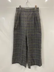 nh619⚫︎un dix cors⚫︎アンディコール⚫︎グレンチェック⚫︎ワイドパンツ⚫︎size36⚫︎グレーのサムネイル