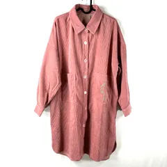パーソンズ PERSON'S シャツチュニック コーデュロイ ピンク LLサイズ 923472のサムネイル