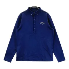 サイズ：M CALLAWAY キャロウェイ  長袖ポロシャツ  ネイビー系 [240101461469] ゴルフウェア メンズ ストスト