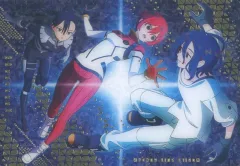 【中古】アニメ系トレカ 1-28[SR]：マチュ＆ニャアン＆シュウジ