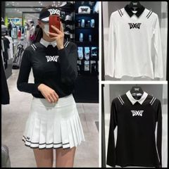 PXG ピーエックスジー ピーエックスジー ポロシャツ ゴルフウェア スポーティー フィットネスウェア 長袖 吸汗速乾 カジュアル 2色#わふうひゃっぽうばこ
