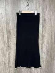 FREAK'S STORE フリークスストア ニット タイト スカート sizeF/黒 ◆■ レディース