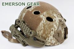 エマーソンギア ヘルメット カメラマウント付き Tiger Stripe Products サバゲー カモフラージュ FG 迷彩柄 EMERSON GEAR R2405-041