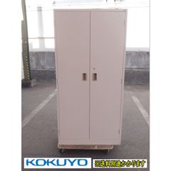 （中古）（一部地域送料無料）コクヨ 両開き書庫５段 鍵付き ※奥行き380mmのタイプです ナチュラルグレー RBC-H1W 書類収納 幅880mm F-HB-514-0116A