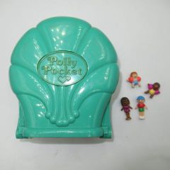 1995 90's Vintage Polly Pocket Splash 'n Slide Water Park Miniature Play Set Figurines Dolls Plush Toys