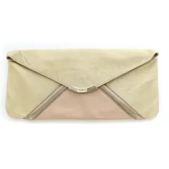 クロエ CHLOE クラッチバッグ バイカラー ベージュ /MF ■OSのサムネイル