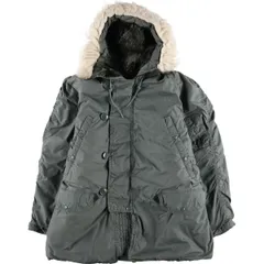 古着 米軍実品 80年代 N-3B ミリタリー フライトジャケット USA製 MEDIUM メンズM相当 ヴィンテージ/evb010178