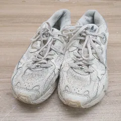 ◇ adidas アディダス ランニング ローカット カジュアル スニーカー シューズ サイズ23.5 アイボリー系 レディース E  【1402200017885】