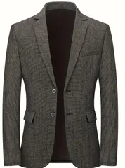 テーラードジャケット メンズ スーツ スリムスーツ コールテン 防シワ ジャケット ビジネススーツ ビジネス 紳士服 スリム 細身 suit 長袖 ポケット付き 2つボタン 肩パッド アウター オールシーズンン 保温 暖か 秋 冬 春 大きいサイズ