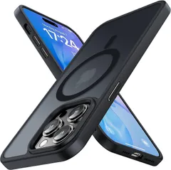 【話題】[XLAS] iPhone 14 Pro max ケース Magsafe対応 半透明 マット背面 ハイクラス マグセーフ ケース マグネット搭載 TPU 滑り止め ワイヤレス充電 対応 米軍MIL規格取得 耐衝撃 すり傷防止 指紋防止 ストラップホール